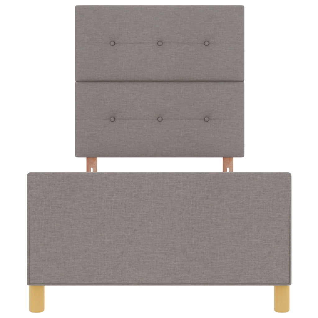 Struttura Letto Tortora 80x200 cm Tessuto