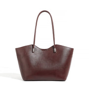 Borsa a tracolla da donna in vera pelle, colore rosso