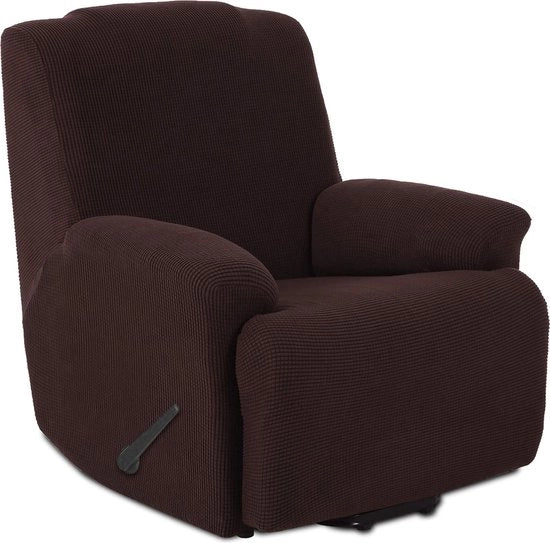 Copriporta per Divano a Telaio Jacquard 1 Posti, Copridivano, Copriporta per Divano Stretto Copriporta per Divano Relax 1 Posti, Chocolat