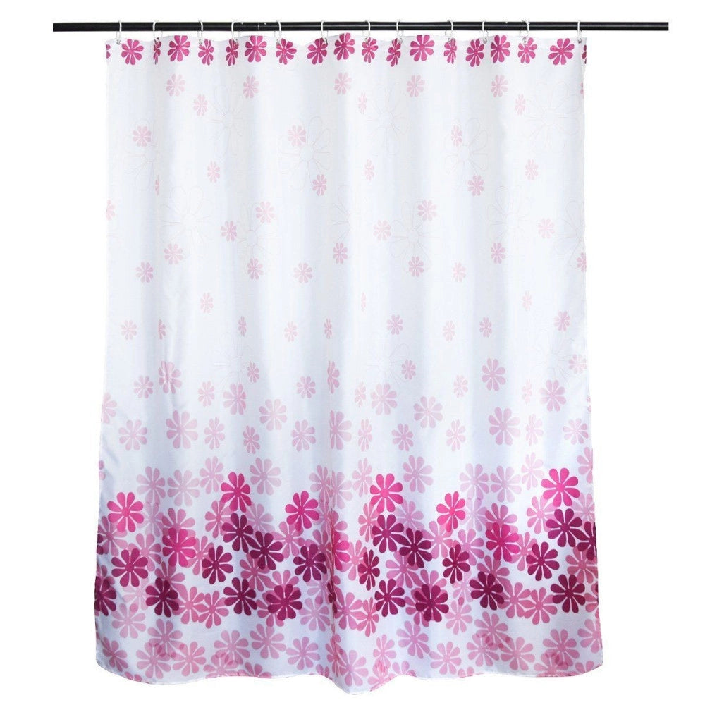 Trade Shop - Tenda Doccia Antimuffa Fantasia Impermeabile 180x180cm Con Anelli Bagno -