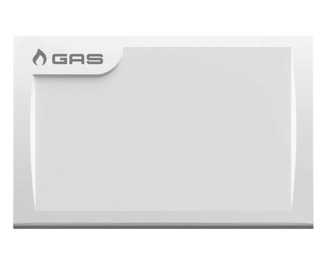 PLACCA DI COPERTURA BIANCA PER VALVOLE INTERCETTAZIONE VECCHIA CONNESSIONE AD U 122X80 MM   TECO Srl