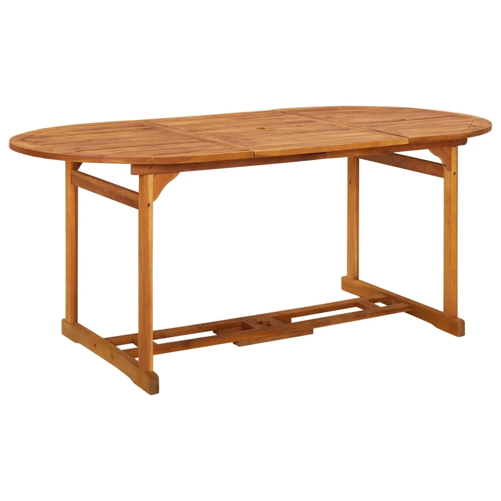 Set da Pranzo da Giardino 9pz 180x90x75cm Legno Massello Acacia 3086971