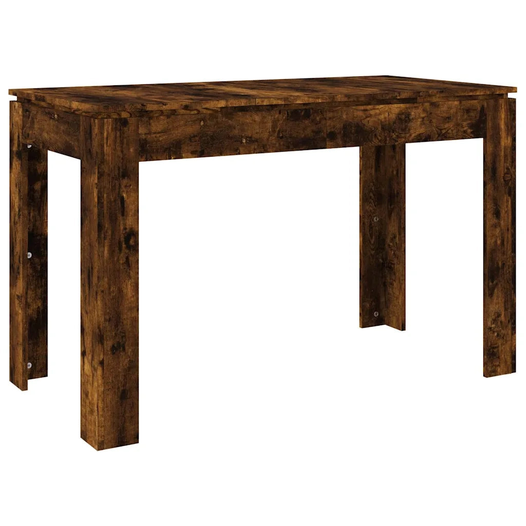 Tavolo da Pranzo Rovere Fumo 120x60x76 cm Legno Multistrato 815387