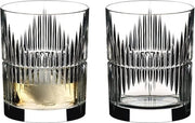Set di bicchieri per whisky da 2 - 323 ml Vetro cristallo di alta qualità per bevande