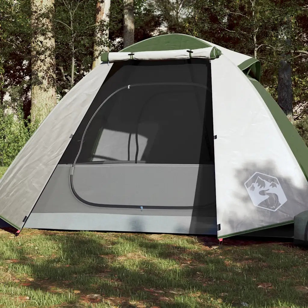 Tenda da Campeggio a Cupola per 2 Persone Verde Impermeabile 94323
