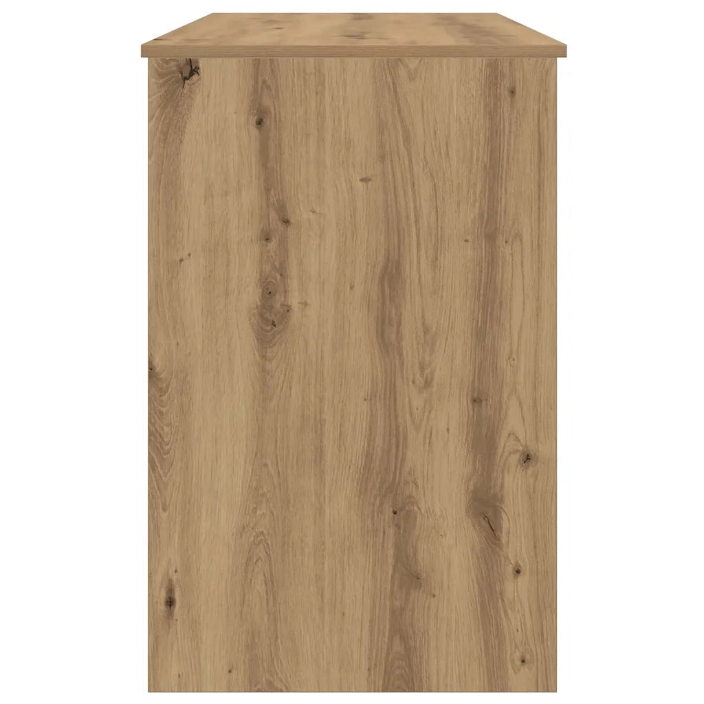 vidaXL Scrivania Rovere Artigianale 100x50x76 cm in Legno Multistrato