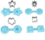 Set di Forme in Silicone per Fondant e Torta - Fiori - Strumento di Cottura Riciclabile - Adatto per Cupcake e Cioccolato - Materiale Sicuro e Sostenibile - Facile da Pulire - Forma per Torta
