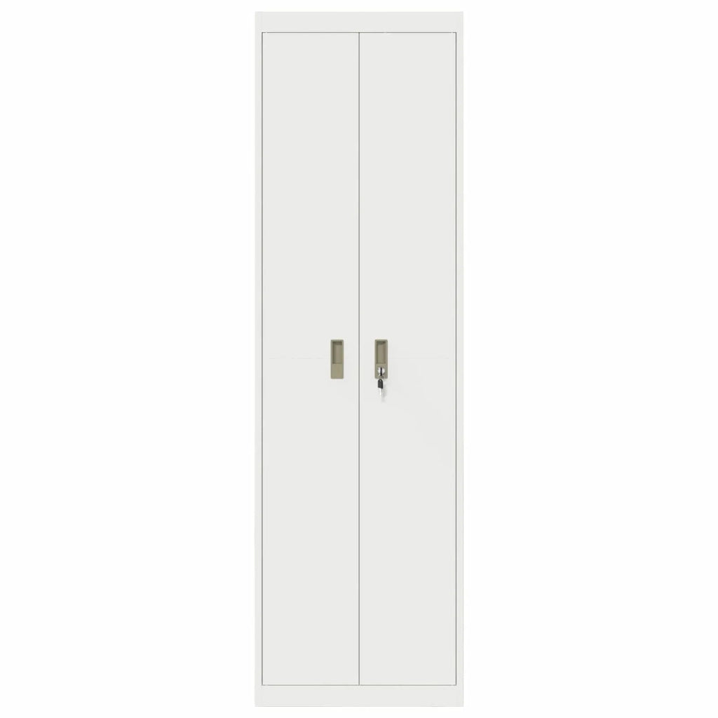 Armadio Bianco 60 x 40 x 200 cm Acciaio