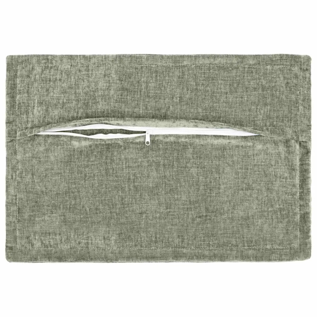 Federa 6 pz HOUTEN Verde 50 x 70 cm Tessuto Chenille 919544