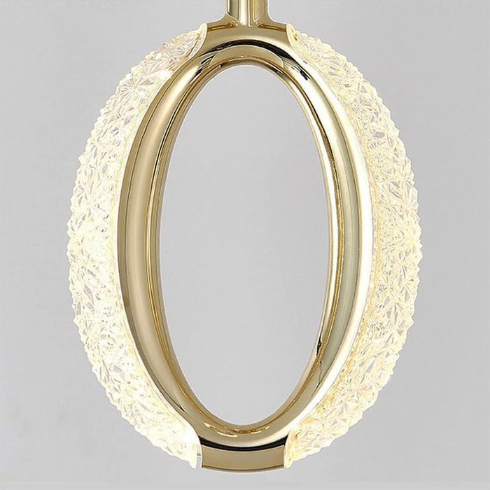 Lampadario A Sospensione In Cristallo Led G114-1cp Złota