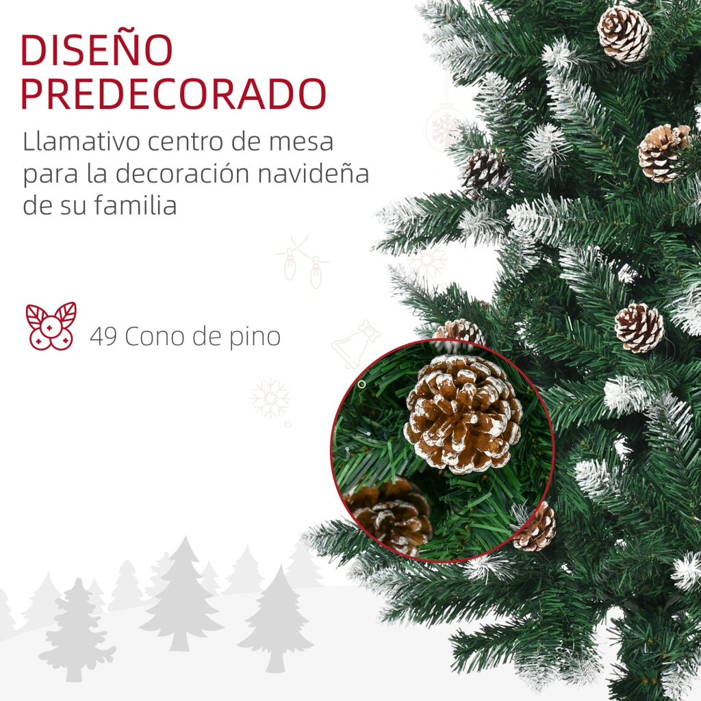 Albero di Natale Artificiale ¨C zephmum ¨C Verde 180 cm con base pieghevole
