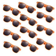 Solebrille per Bambini - 24 Stuks - Protezione UV400 - Lenti Polarizzate - Solebrille da Festa - Colore Arancione