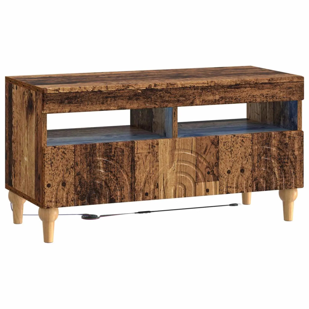 Mobile TV LED a 3 pezzi Legno antico Legno ingegnerizzato 3416508