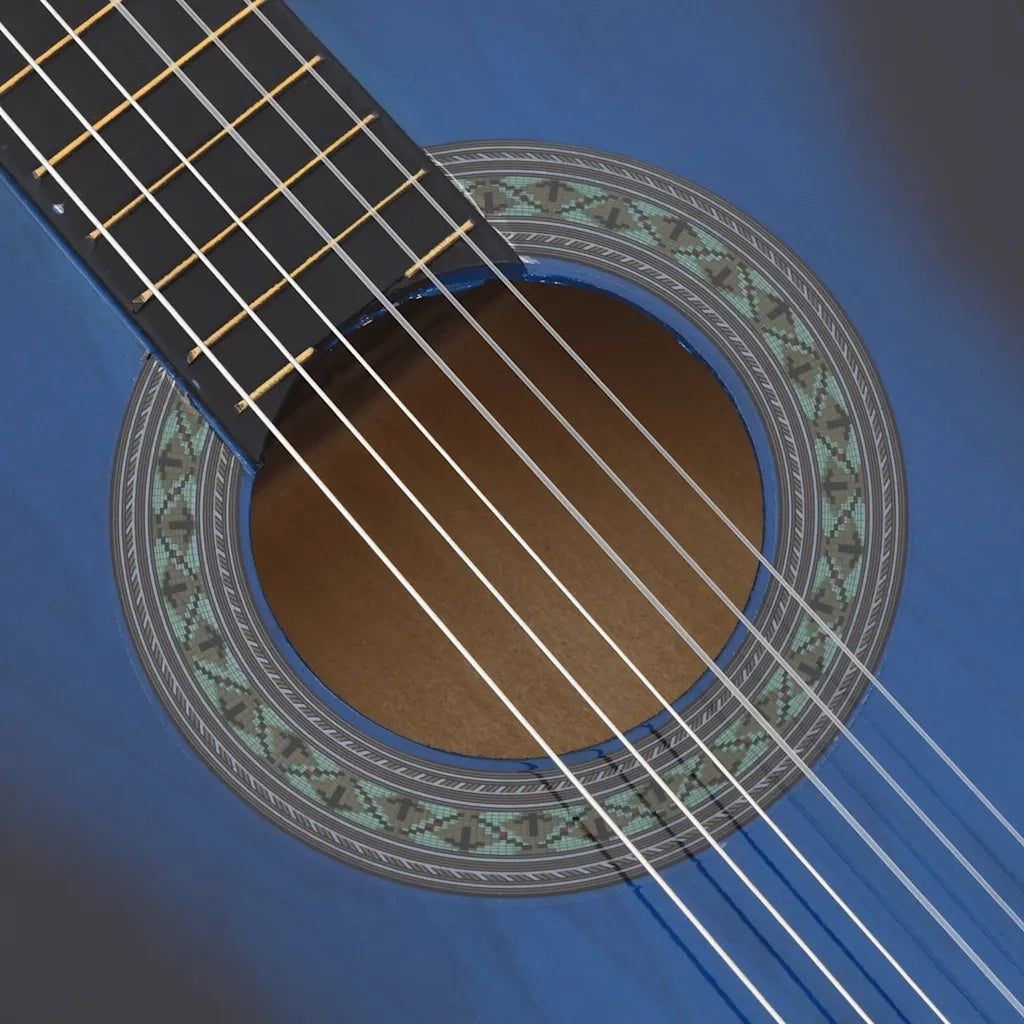 Chitarra Classica per Principianti Blu 4/4 39" in Tiglio CFW1279312