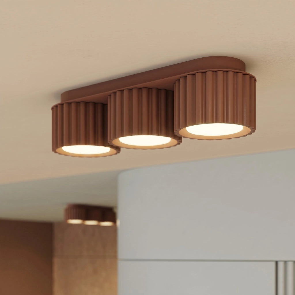 Plafoniera AURA 3 moka Gx53