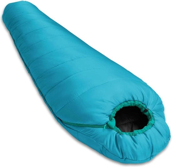 Mummieslaapzak perenne per adulti - 4 stagioni - temperatura -10°C a +15°C - ideale per campeggio e escursioni invernali - ultralight e trasportabile