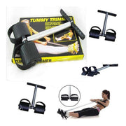Trade Shop - Elastico Con Pedali Tummy Trimmer Allenamento Muscoli Addominali Gambe Braccia -