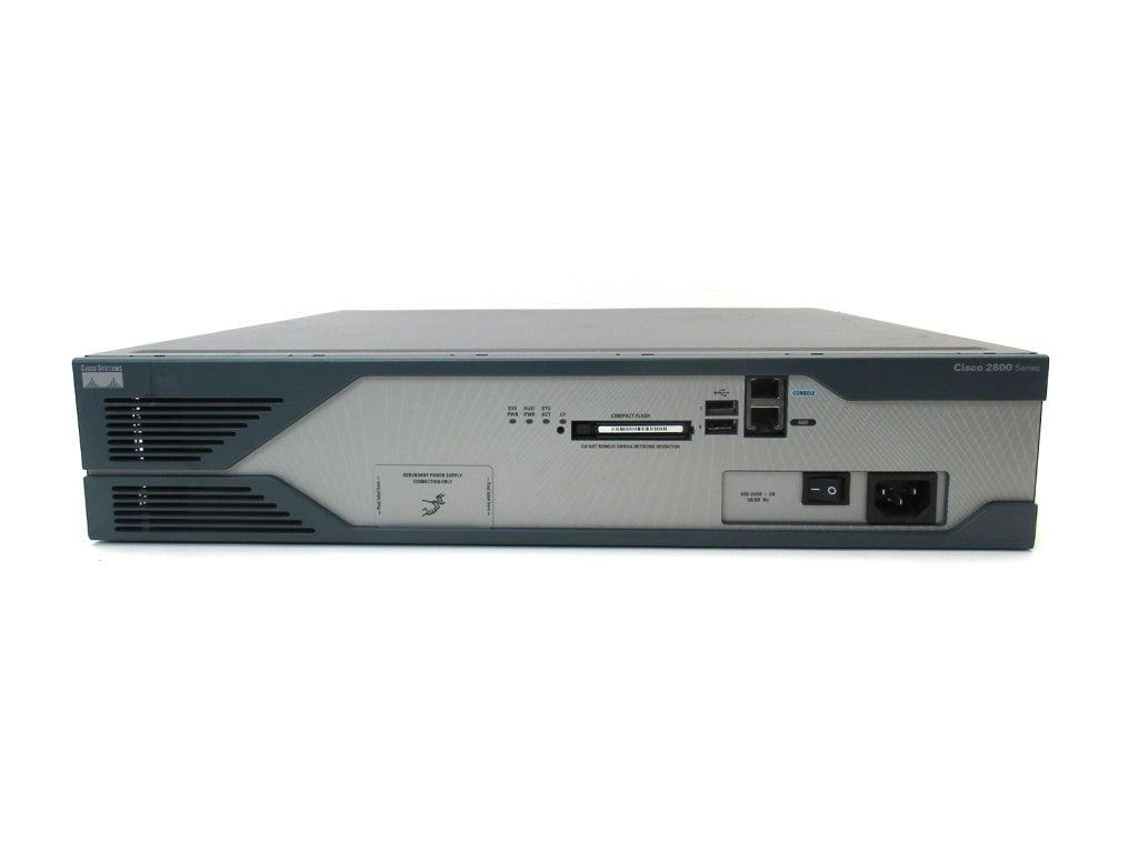 Router Cisco 2800 Series ISR Gigabit VPN Sicurezza e QoS per PMI
