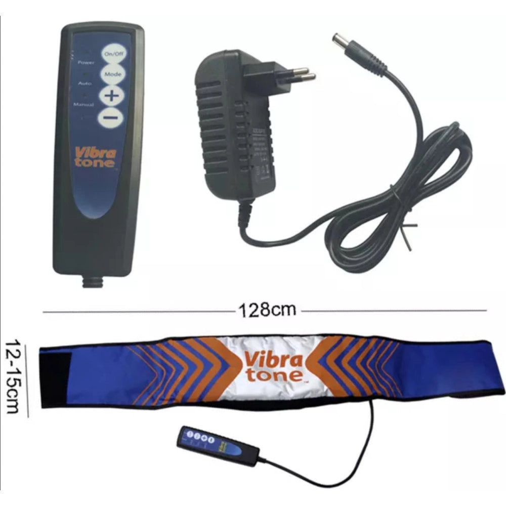 Trade Shop - Fascia Vibrante Vibratone Vibra Cintura Massaggio Pancia Glutei Cosce Fianchi -