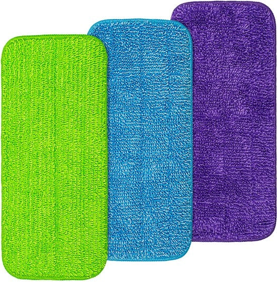 Adatto per Swiffer WetJet asciugamani a rulli con chiusura adesiva per uso umido e asciutto set di asciugamani testa accessori in totale 3 pezzi