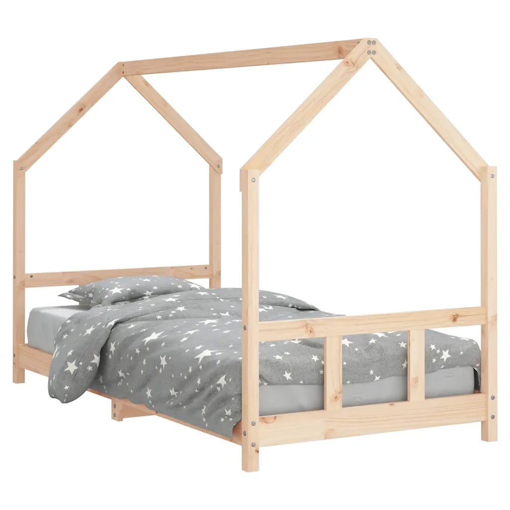 Giroletto per Bambini 90x200 cm in Legno Massello di Pino 835718