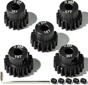 Set di assi per auto RC da 5 pezzi in acciaio trattato 0,8 m