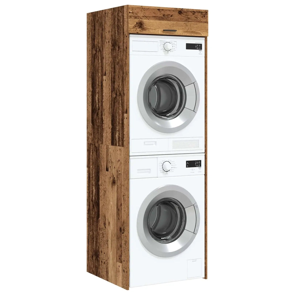 Mobiletto per lavatrice Legno vecchio 67,5 x 68 x 200 cm 3422790