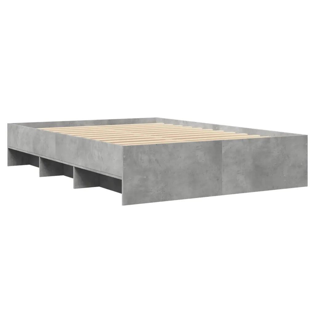 Giroletto-Struttura Letto Grigio Cemento 120x190 cm in Legno Multistrato 928851