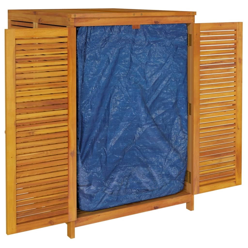 Baule/contenitore da giardino 280 x 87 x 104 cm legno massello di acacia 02_0013027