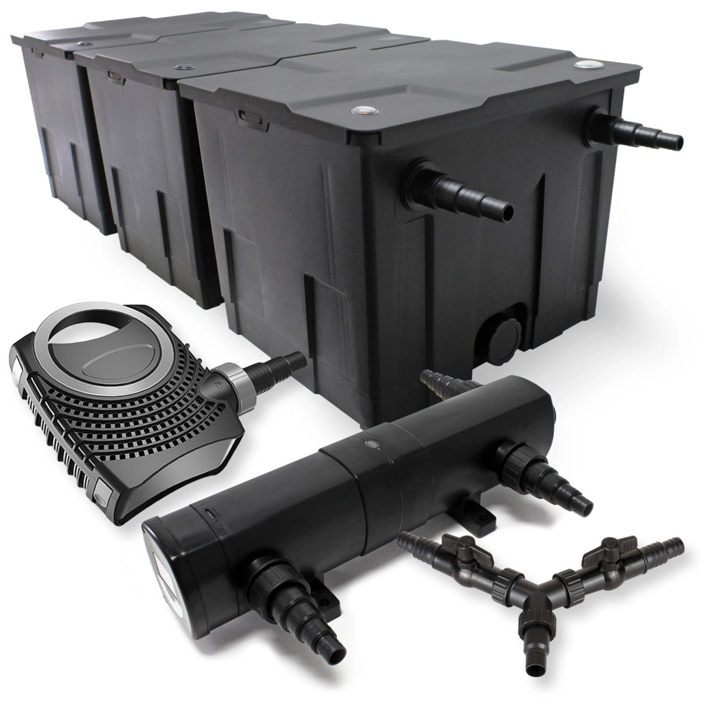 Set Filtro 90000l Chiarificatore 18W Pompa NEO10000 80W
