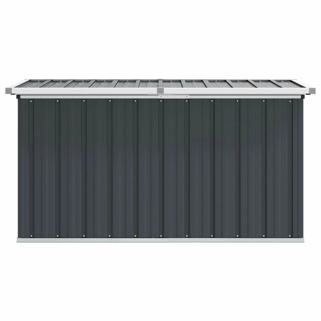 Baule da Giardino Antracite 129x67x65 cm 46263