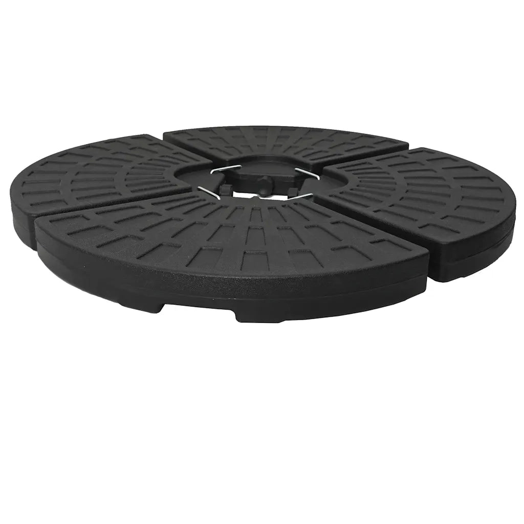 Base per Ombrellone a Forma di Ventaglio 4 pz Nero CFW6891548