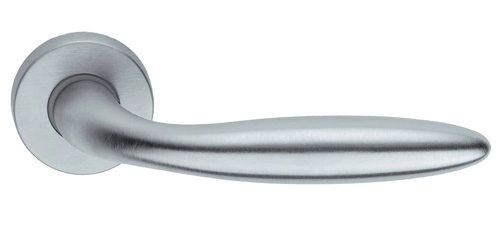 MANIGLIA ZAMA NEW SOFT C/BOCCHETTA CROM SATIN- FRASCIO- 1,0 pz