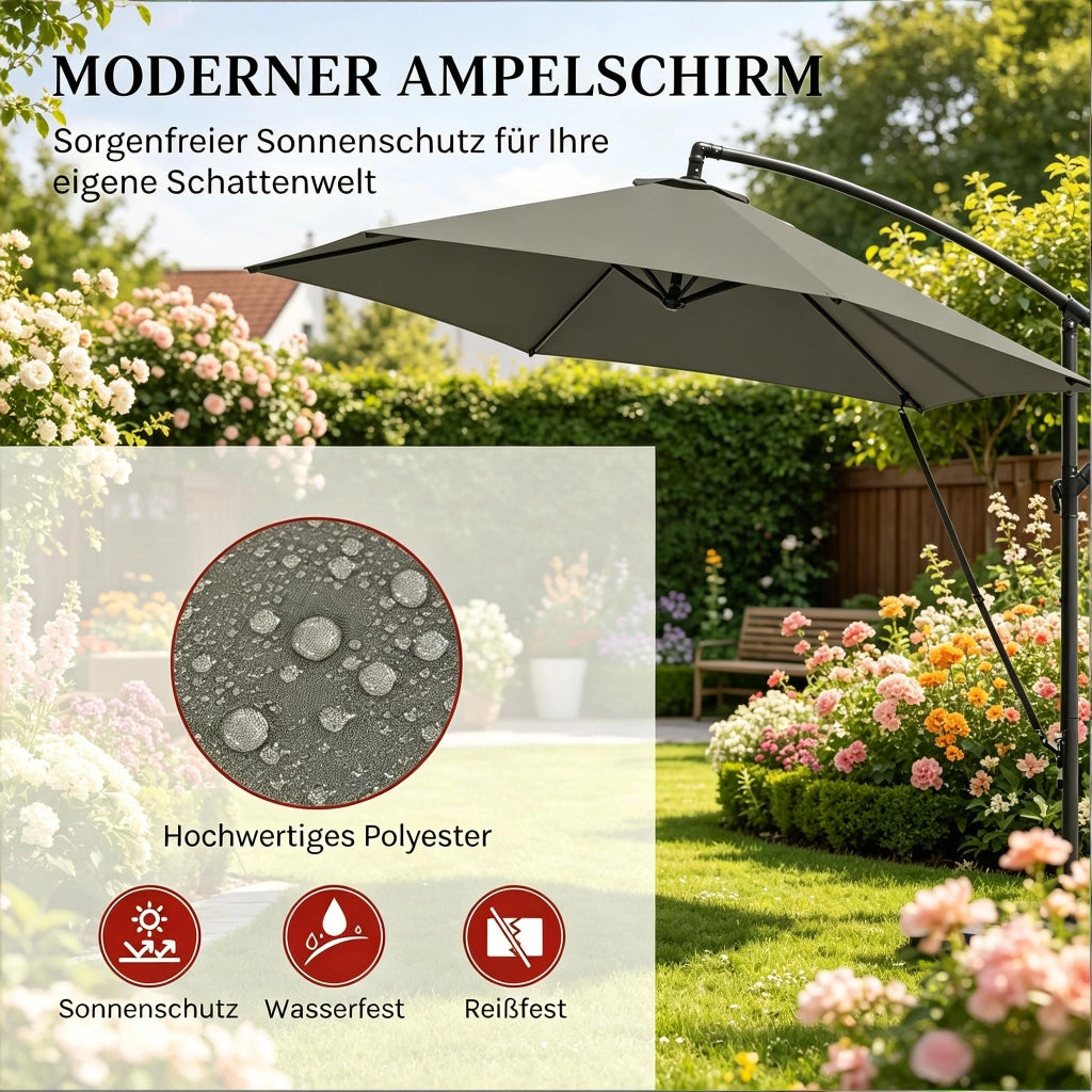 Ombrellone da giardino pieghevole per piscina, flessibile per esterni (include solo ombrelloni)