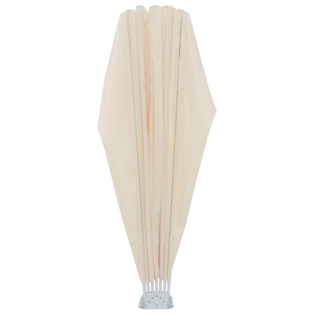 Tenda da sole laterale retrattile/schermo privacy per patio giardino terrazza balcone crema 200 cm 02_0007065