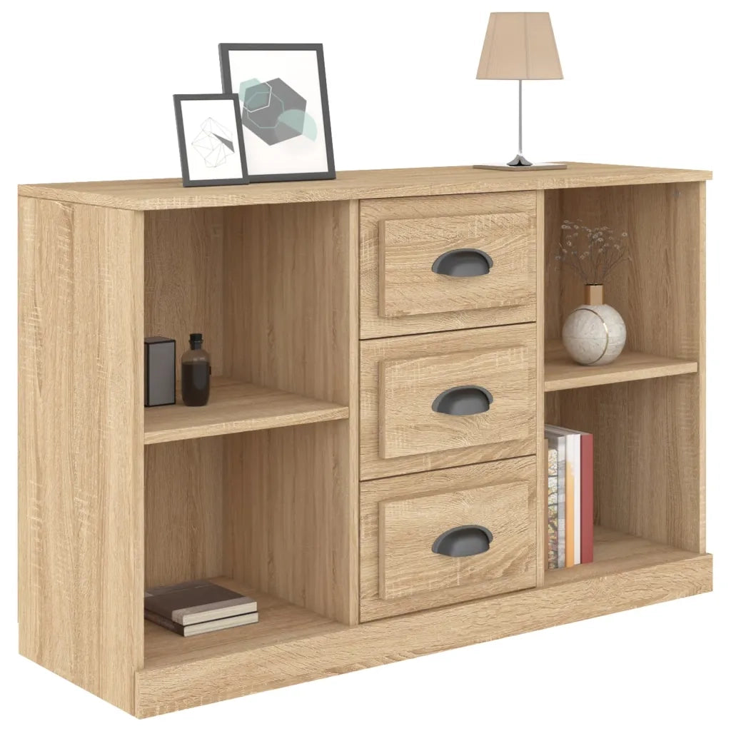 Credenza Rovere Sonoma 104,5x35,5x67,5 cm in Legno Multistrato 816235