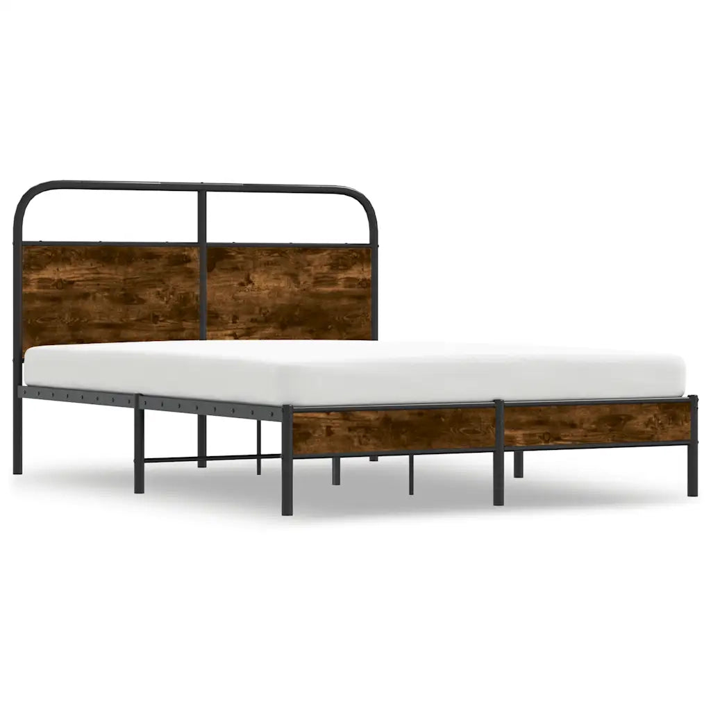 Giroletto senza Materasso Rovere Fumo 135x190 cm in Truciolato