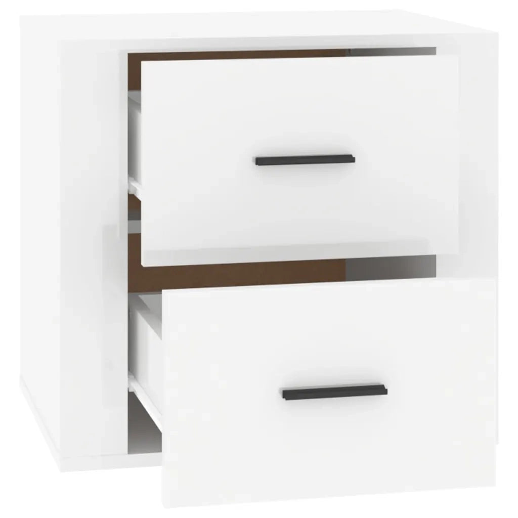 Comodino Bianco Lucido 50x39x47 cm cod mxl 38101