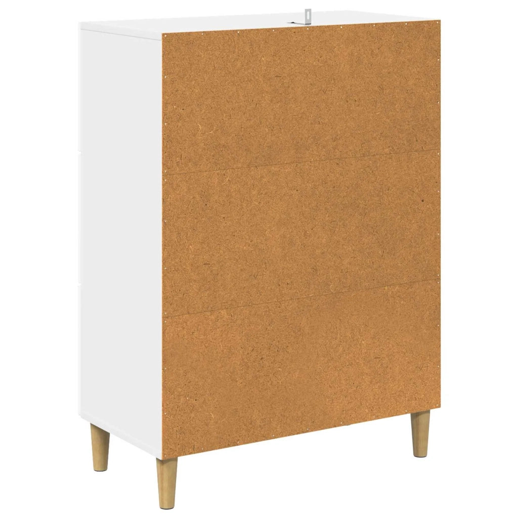 Mobile con Cassetti Bianco Lucido 66 x 34,5 x 90 cm 894609
