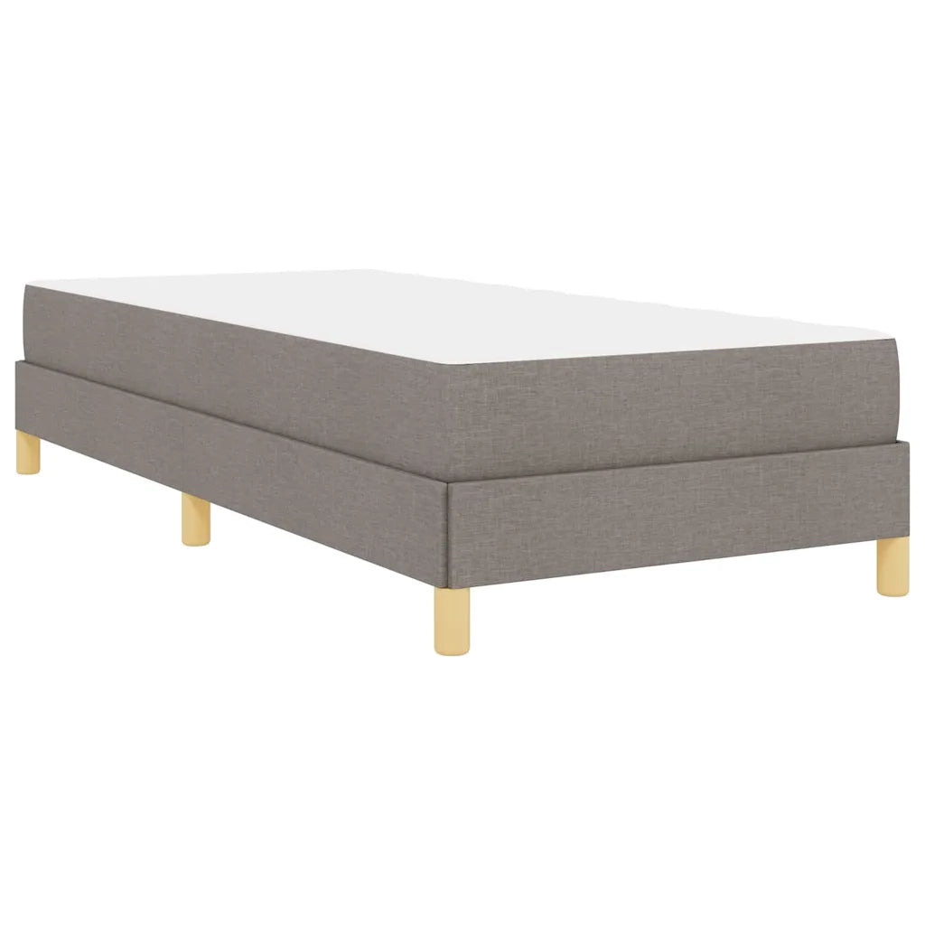 vidaXL Letto a molle Tortora e Marrone 80 x 200 cm