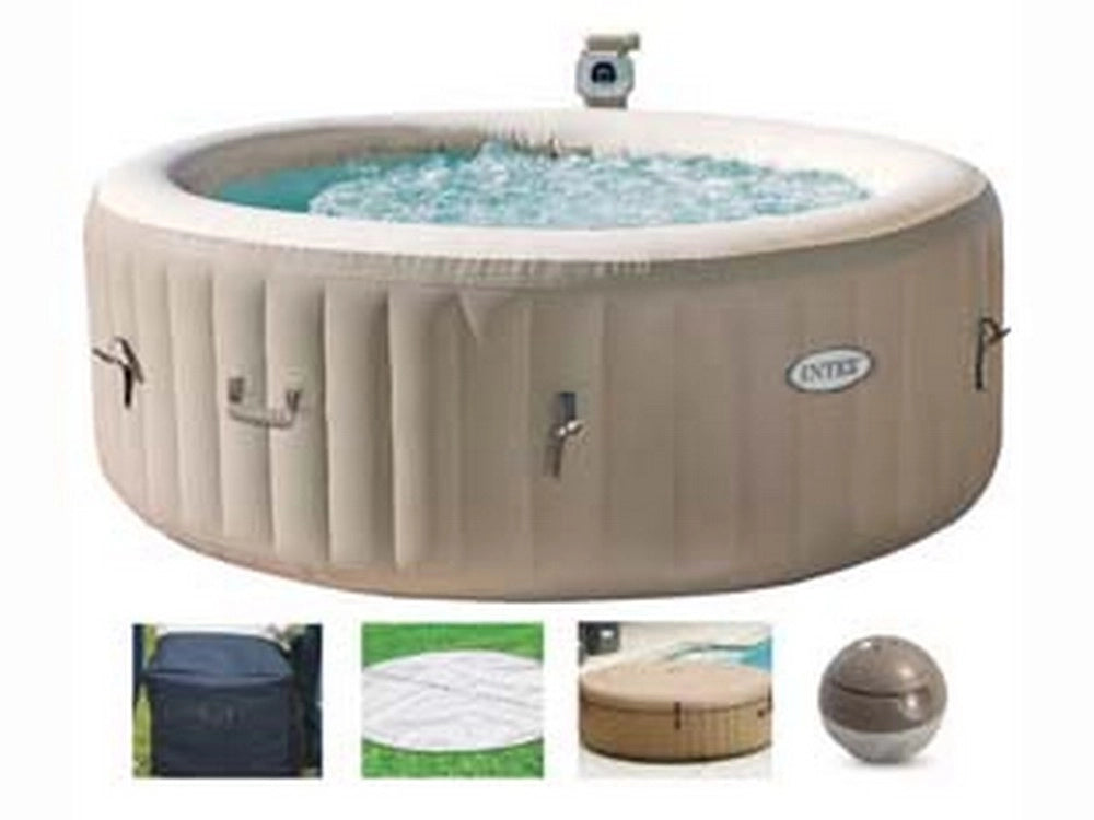 1pz piscina idromassaggio "pure spa bubble massage" rotonda cm216x71h. capacit cod:ferx.fer271240