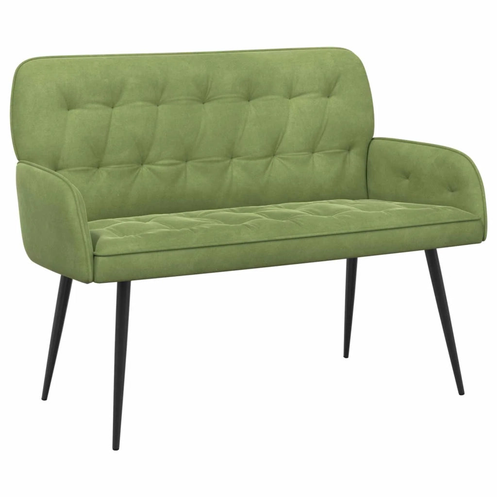 Divano a 2 posti con gambe in metallo 2 posto Verde chiaro 42051020