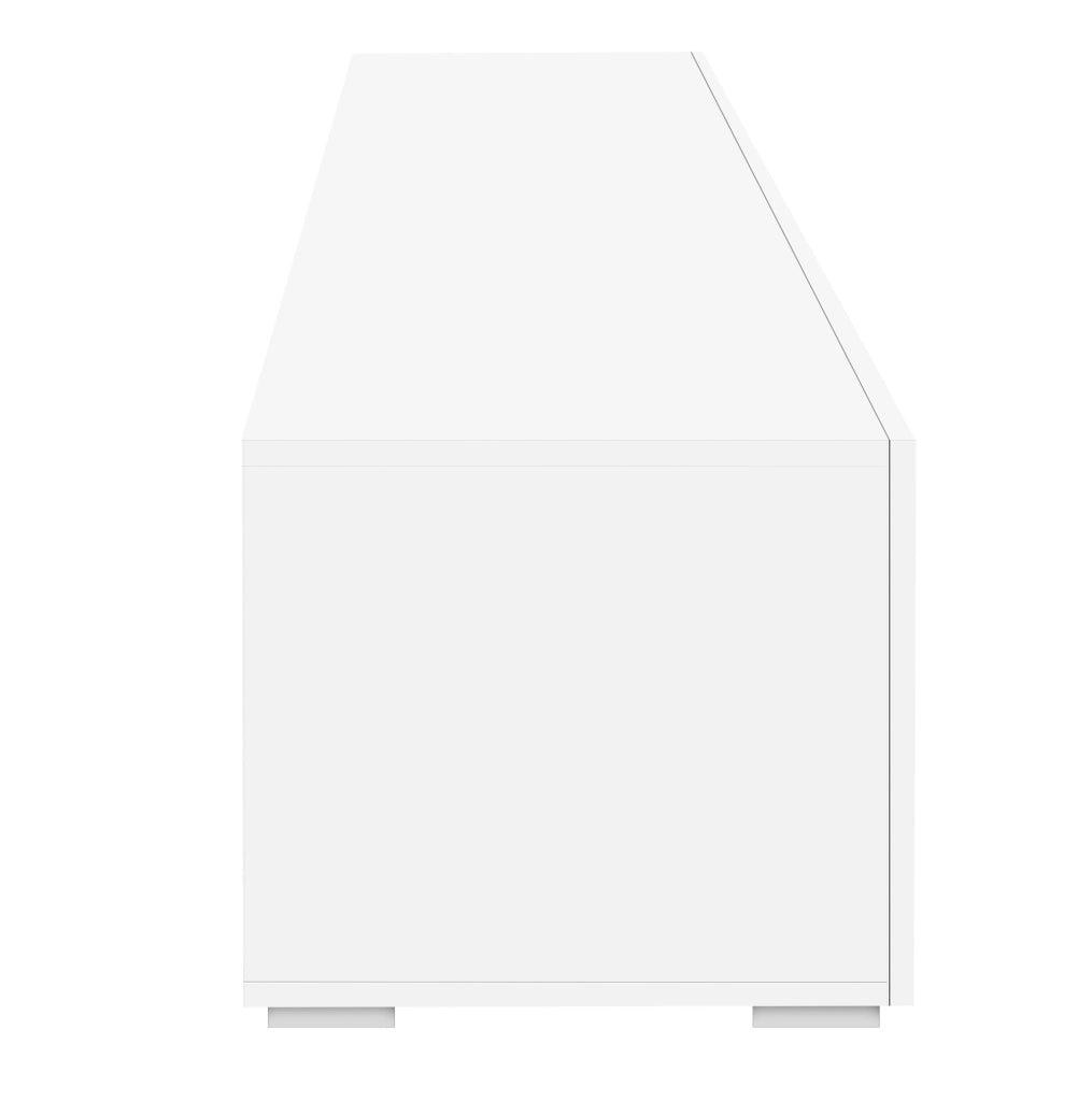 Mobile contenitore bianco con pannello e illuminazione LED regolabile; 240 cm; MDF