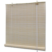 Tenda a rullo in bambù naturale 120 x 160 cm tenda per finestra persiana per la privacy 4102141