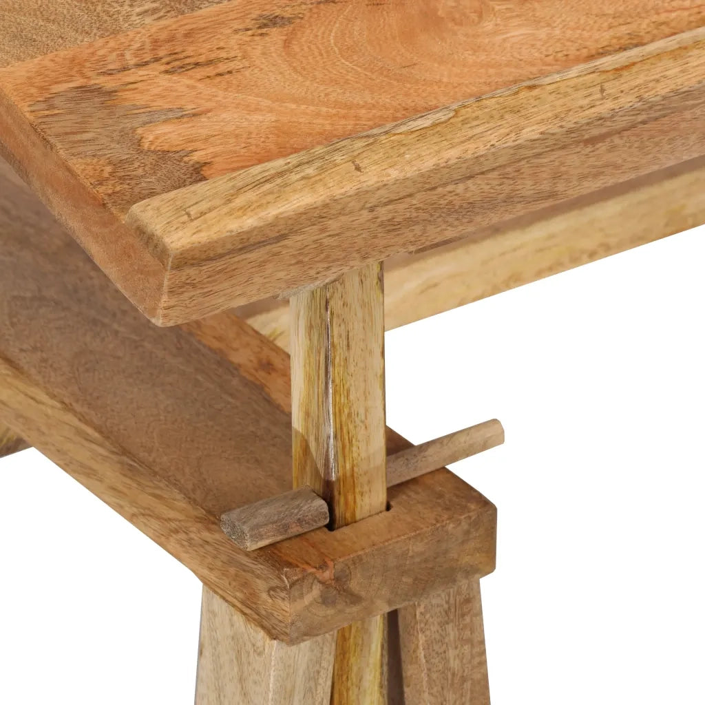 Tavolo da Disegno in Legno Massello di Mango 116x50x76 cm 244948