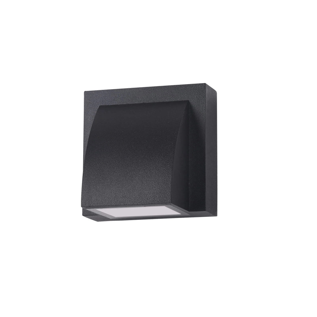 Applique esterno Italux Edgar LED 3W 3000K IP54 nero
