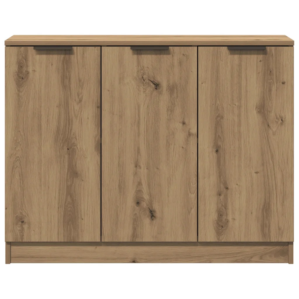 vidaXL Credenza Rovere Artigianale 90,5x30x70 cm in Legno Multistrato