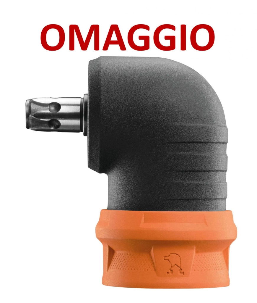 TRAPANO PERCUSSIONE 18V BRUSHLESS 2x5.0Ah - AEG + MANDRINO ANGOLARE IN OMAGGIO