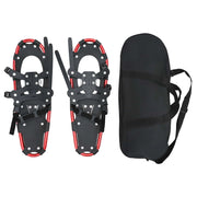 Ciaspole 3 in 1 Rosso e Nero 63 x 21 cm Alluminio e HDPE CFW3397158