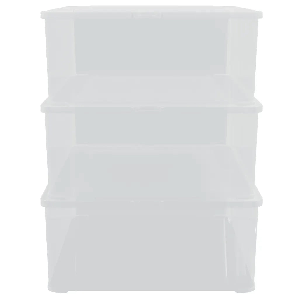 Contenitori in Plastica 3 pz 25 L Impilabili 154988